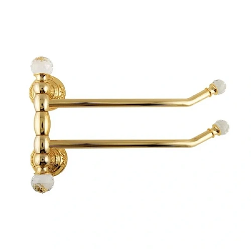 Полотенцедержатель Migliore Cristalia золото - фото 3