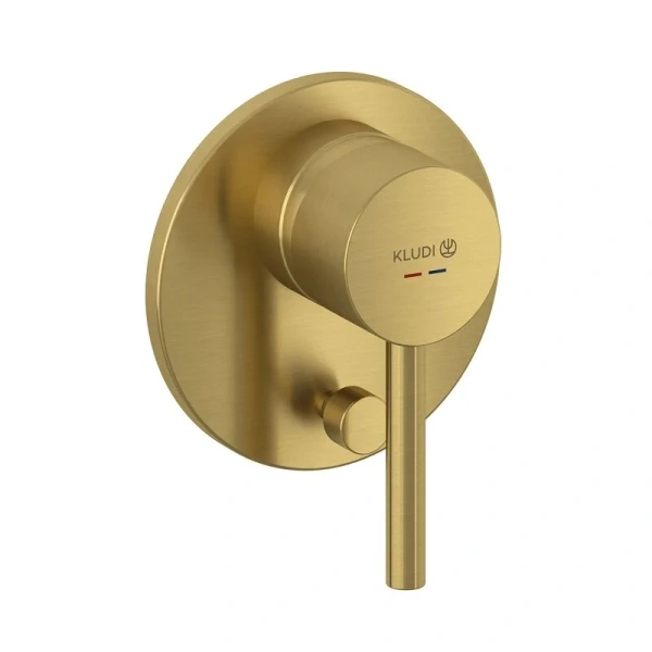 Смеситель для душа Kludi Bozz золото брашированное 38716N076 (детальная фотография)