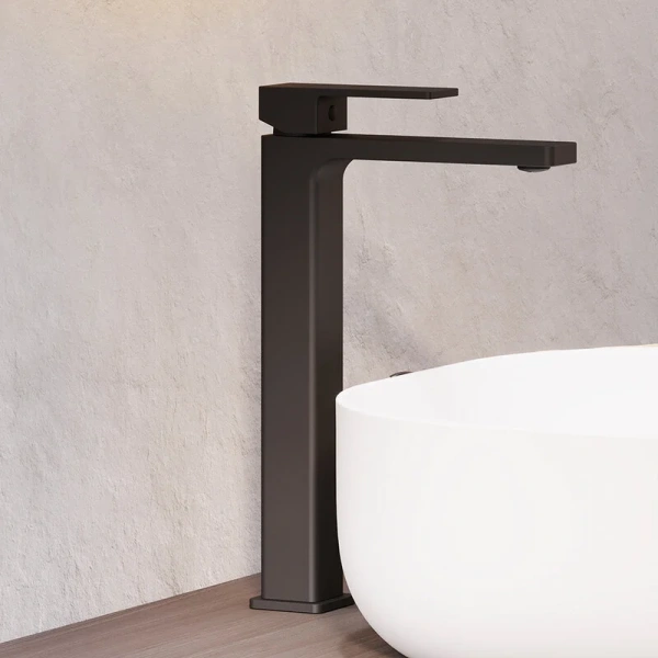 Смеситель для раковины Damixa Gala черный 530250300 (детальная фотография), черные