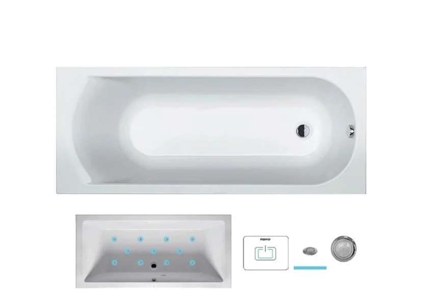 Ванна гидромассажная Riho Miami 170 x 70 см, AIR BB6200500000000_AIR (детальная фотография)