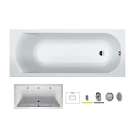 Ванна гидромассажная Riho Miami 160 x 70 см, FLOW