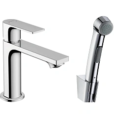 Смеситель для раковины Hansgrohe Rebris с гигиеническим душем