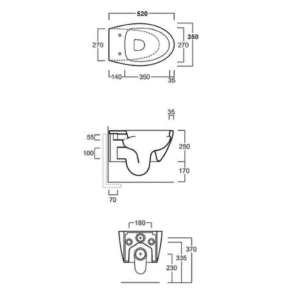 Схема (детальная фотография), подвесные, встраиваемые
