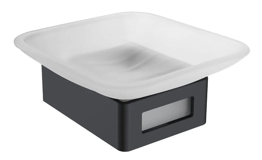 Мыльница Boheme Q черная/хром 10943-CR-B (детальная фотография)