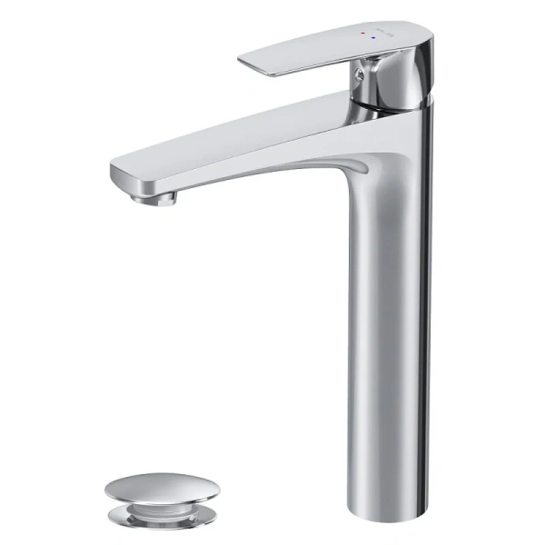 Смеситель для раковины AM.PM Gem с донным клапаном хром F90A92200 (детальная фотография)