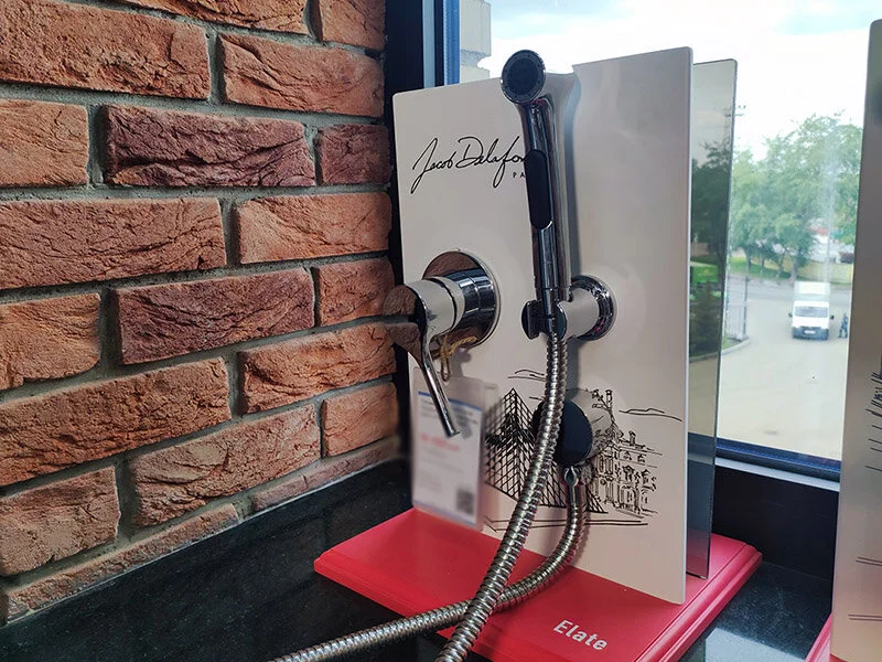 Гигиенический душ со смесителем Jacob Delafon Elate хром E24610-CP (детальная фотография), в наличии