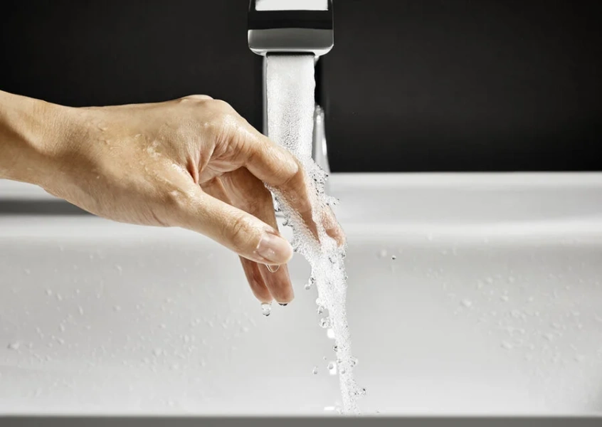 Смеситель для раковины Hansgrohe Vivenis хром 75022000 (детальная фотография), в наличии