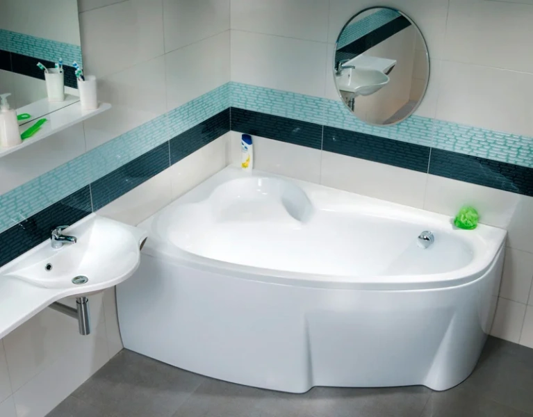 Ванна акриловая левая Ravak Asymmetric 160х105 C461000000 (детальная фотография), акриловые