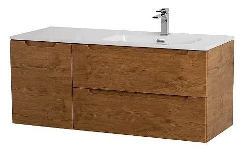 Тумба под раковину подвесная BelBagno Etna 120 см правосторонняя Rovere Nature - фото 11