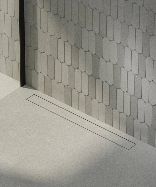 Душевой лоток Kerama Marazzi 75 см с решеткой и опорами APZ13-DOUBLE9-750KM (детальная фотография), для монтажа в пол