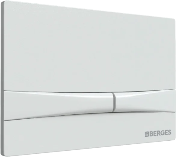 Клавиша смыва Berges Novum F4 Soft Touch белая 040054 (детальная фотография), пластиковые