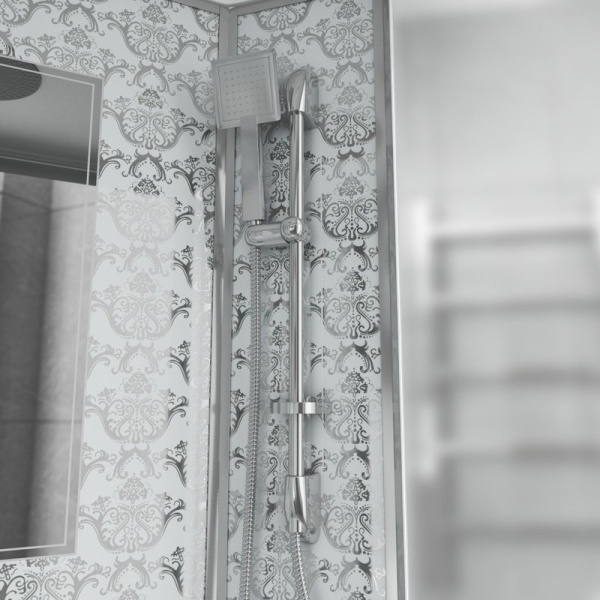 Душевая кабина Niagara Luxe 7711 120х80 см хром/золото (детальная фотография), 120х80