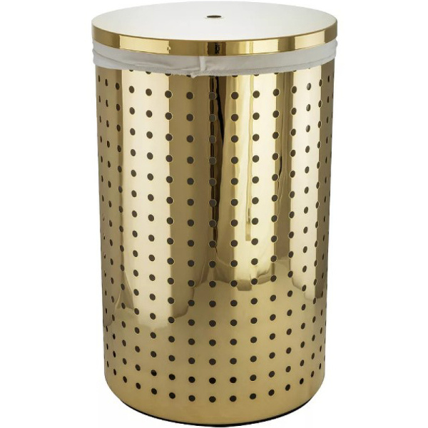 Корзина для белья Migliore Complementi золото 21991 (детальная фотография)
