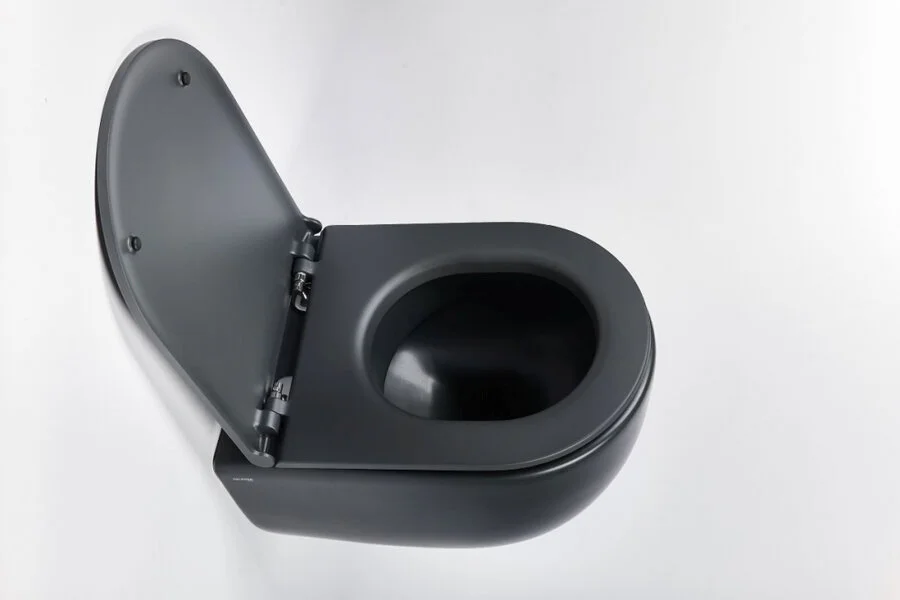 Унитаз с инсталляцией Valsir Dream клавиша золото матовое KIT VSMG 7317NEMT Slim P1 (детальная фотография), с инсталляцией index_1