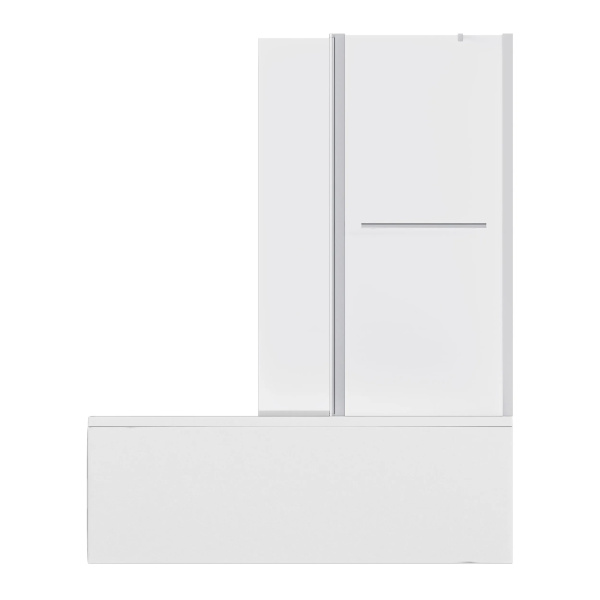 Шторка для ванны 1Marka 95х150 см матовое стекло Р-07Mis (детальная фотография), недорогие