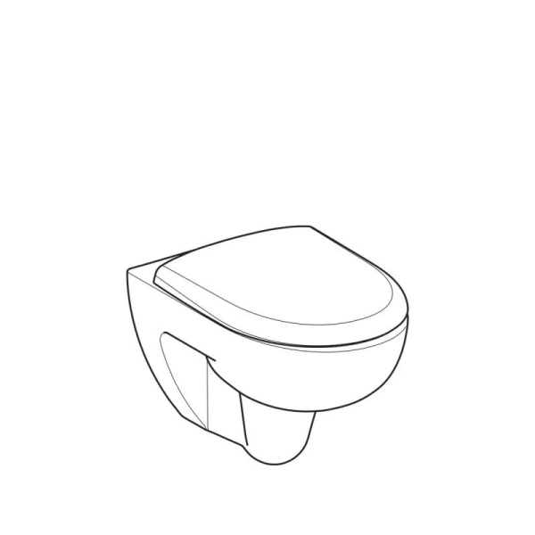 Унитаз подвесной Geberit Renova безободковый 500.801.00.1 (детальная фотография), подвесные, встраиваемые