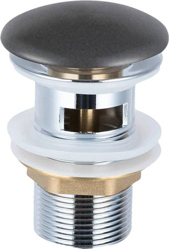 Донный клапан Vincea антрацит матовый - фото 4