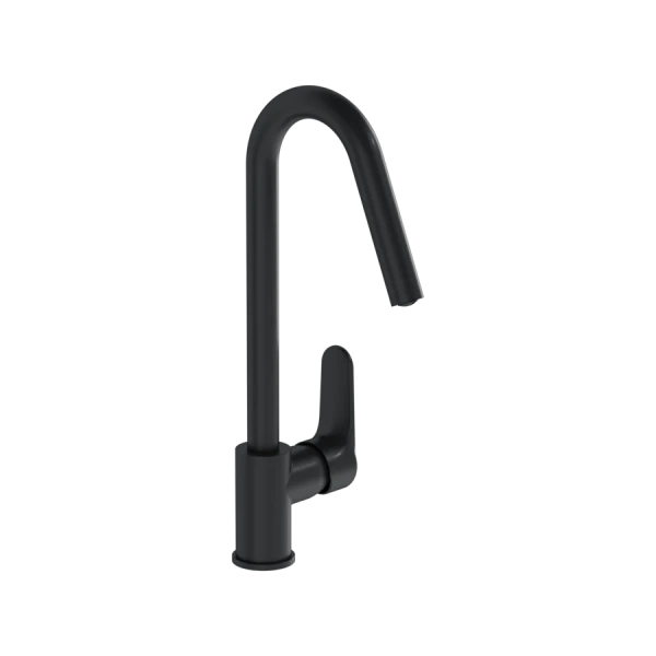 Смеситель для кухни VitrA Root Round матовый черный A4274236EXP (детальная фотография)
