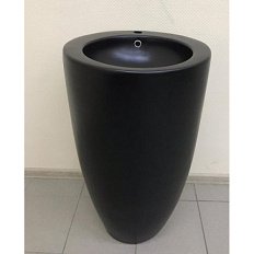 Раковина напольная Ceramalux N черная матовая