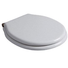 Сиденье для унитаза, полиэстер, фурнитура бронза, Simas Londra LO 003S BI BR