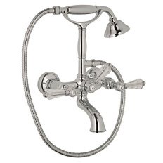 Смеситель для ванны, матовый хром, Nicolazzi Half Dome Crystal