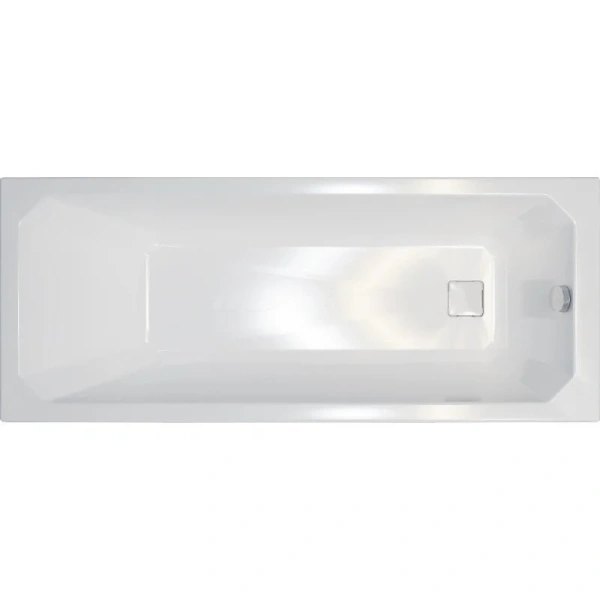 Акриловая ванна Diwo Элиста 170x70 пристенная с каркасом российская белая Щ0000055167/Щ0000048581 (детальная фотография), приставные, встраиваемые