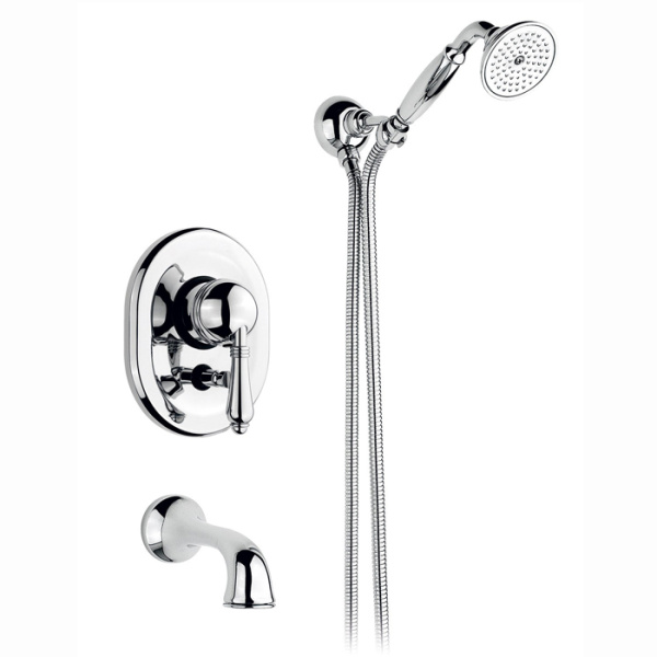 Смеситель для ванны, матовый никель, Nicolazzi Cinquanta 3400NS75 (детальная фотография)