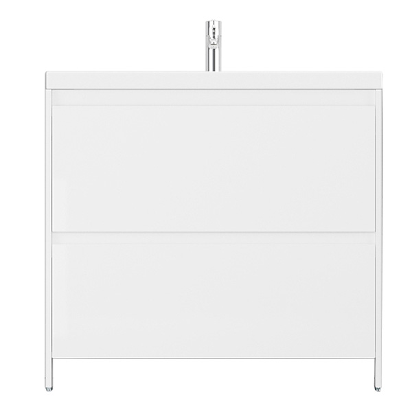 Тумба под раковину напольная Velvex Klaufs 88 см белая tnKLA.90.2Y-616.216 (детальная фотография)