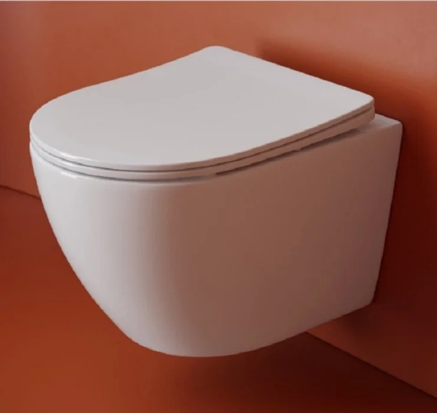 Унитаз подвесной Ceramica Nova Uno белый CN11001T (детальная фотография), подвесные, встраиваемые