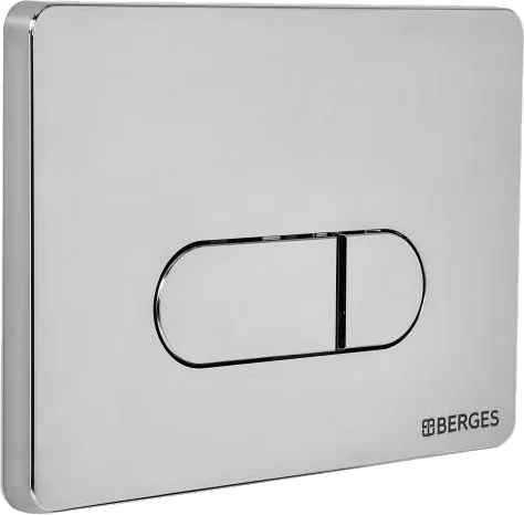 Унитаз с инсталляцией BERGES Novum кнопка хром 042437 (детальная фотография), с инсталляцией index_2