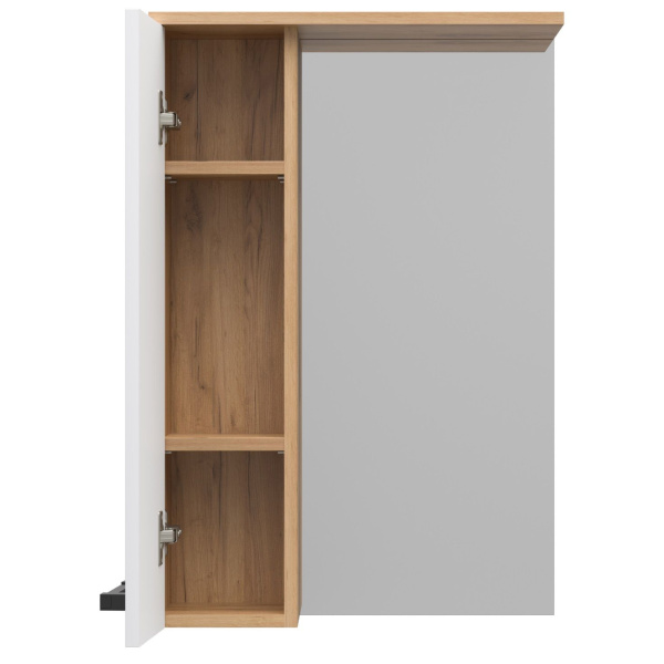 Зеркальный шкаф Misty Крафт 50 см левый П-Кра-02050-011Л (детальная фотография), современные, hi-tech