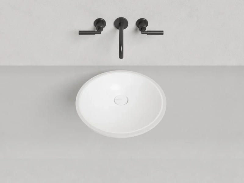 Раковина Salini Marea 08 42 см белая 1802208M (детальная фотография), 40 см