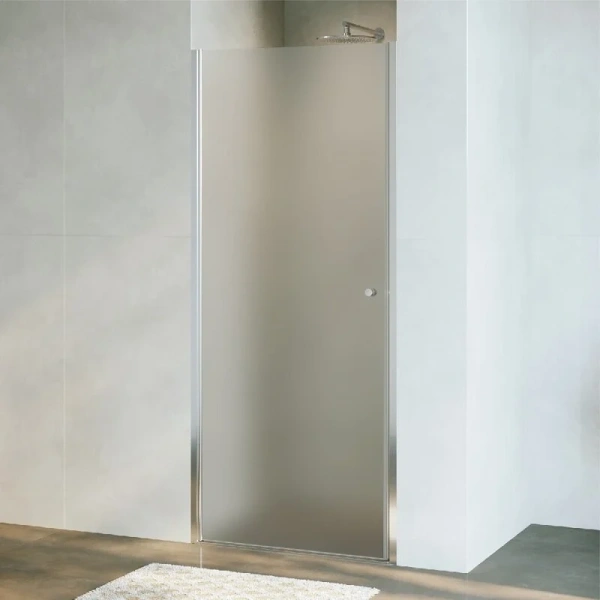 Душевая дверь в нишу RGW Dolphin TN-03 90 см профиль хром, стекло Fabrik 54930309-101 (детальная фотография), хром