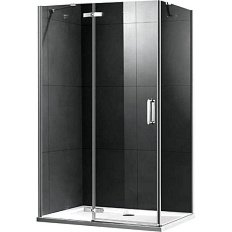 Душевой уголок Gemy Fall Tea 100х80 см профиль хром