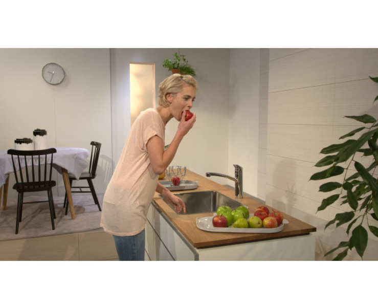Смеситель для кухни Hansgrohe Logis однорычажный 71832000 (детальная фотография), хром