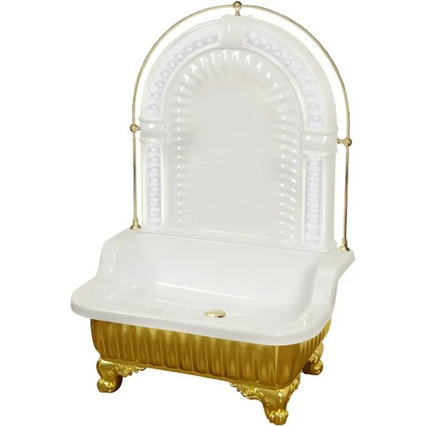 Раковина напольная Migliore Olivia Zampa галерея золото 26304 (детальная фотография)