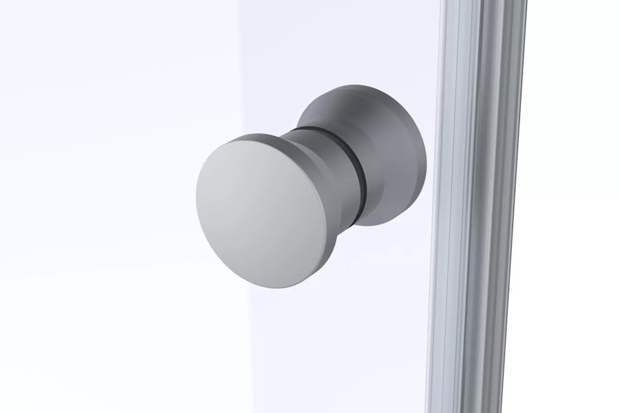 Душевая шторка на ванную профиль матовый хром стекло прозрачное Vegas-glass Z2V NOVO 170 07 01 (детальная фотография), недорогие