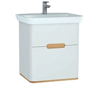 Тумба с раковиной напольная Vitra Sento с ножками 65 см