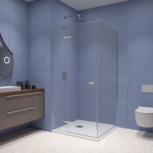 Душевой уголок RGW Stilvoll SV-030 100x100 см профиль хром, стекло прозрачное - фото 1