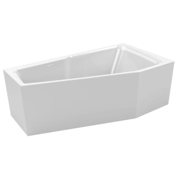 Акриловая ванна Riho Rething Space Fall Plug & Play B111009005/B112009005, 160 x 75 см, наполнение через перелив, левая/правая, цвет белый (детальная фотография), без гидромассажа