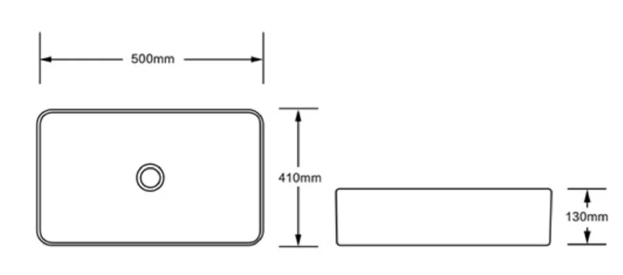 Раковина SantiLine 50 см под мрамор SL-7020 (детальная фотография), современные, hi-tech