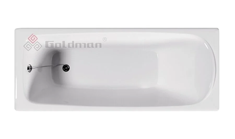 Ванна чугунная Goldman Loft LF17070, 170 х 70 см, белая (детальная фотография)