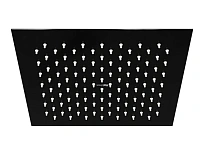 Верхний душ Wasserkraft Glan черный глянец