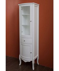 Шкаф, петли слева, цвет белый матовый, фурнитура золото, La Beaute Sabrina