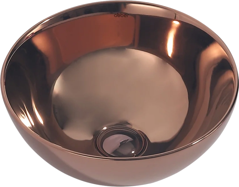 Раковина Abber Bequem 32 см розовое золото AC2106RG (детальная фотография)