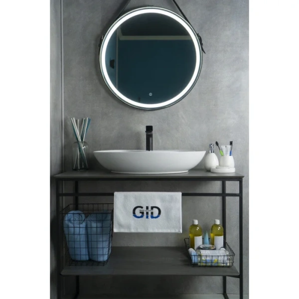 Раковина GID Lago N9438 65 см белая 51151 (детальная фотография), керамические