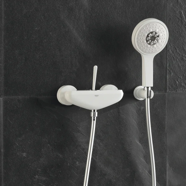 Смеситель для душа, белая луна, Grohe Eurodisc Joy 23430LS0 (детальная фотография), современные, hi-tech