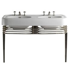 Консоль под раковину, цвет никель, Devon&Devon Blues