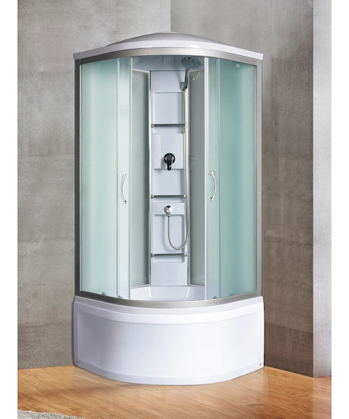 Душевая кабина River AMUR 90/44 МТ (детальная фотография), с высоким, глубоким поддоном, глубокий поддон