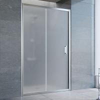 Душевая дверь профиль глянцевый хром стекло сатин Vegas-glass